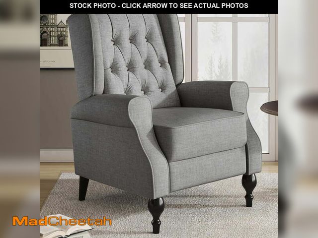 Lot 74-12636903 - Merluxy Adult Recliner Chair for Living Room, Classic Tufted, Widened Armrest and High Winback,Dark ...