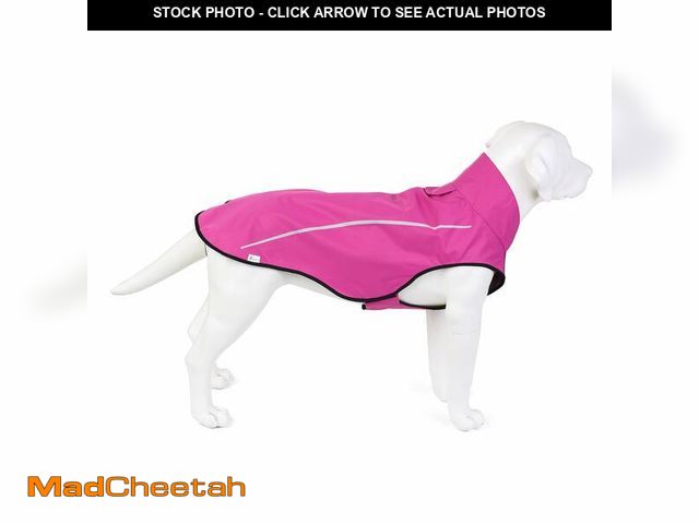 Lot 74-13627701 - Mile High Life Dog Raincoat, Adjustable Waterproof Reflective Rain Jacket for Small Medium Large Dog...
