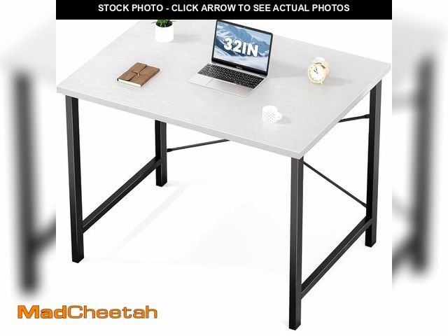 Lot 74-13844864 - Sweetcrispy Computer Small Desk, 32 Inch Office Writing Work Study Student Home Bedroom Table with M...