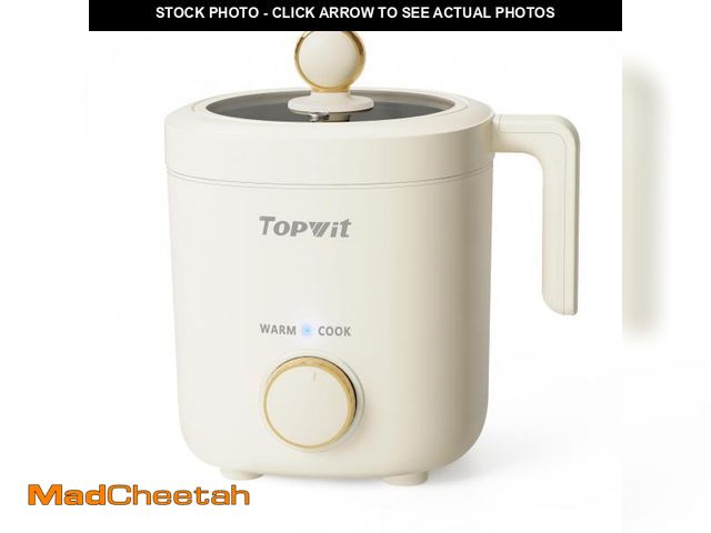 Lot 74-11557835 - TOPWIT Rice Cooker Small, 2-Cups Uncooked, 1.2L Mini Rice Cooker with Non-stick Coating, BPA Free, P...