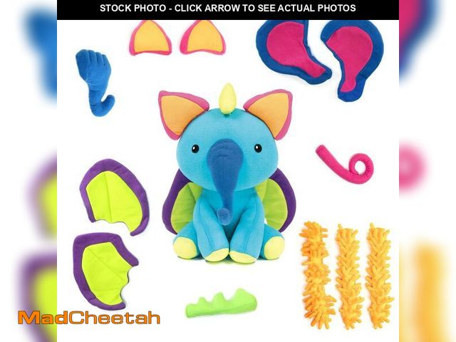 Lot 74-12971617 - Educational Insights Mixaroo - Stuffed Animal for Social Emotional Learning Activities, Fine Motor P...