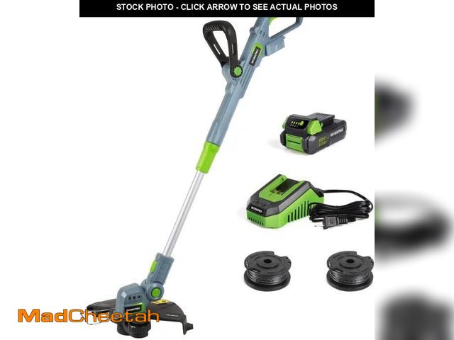 Lot 74-12487293 - WORKPRO 20V Cordless String Trimmer/Edger, 12-inch, Power Tool with 2Ah Lithium-Ion Battery, 1 Hour ...