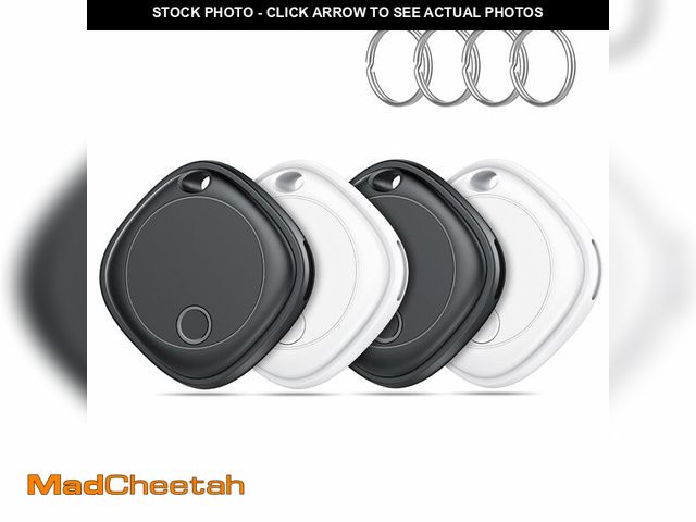 Lot 74-12697944 - Air Tracker Tags-4 Pack, Bluetooth Tracker Works with Apple Find My APP (iOS Only), Bluetooth Smart ...