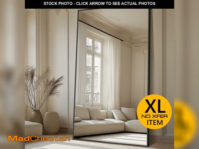 Lot 74-12692924 - MELOMOIR 82"x44" Oversized Floor Mirror Freestanding, Oversized Mirror Full Length for Bedroom Livin...