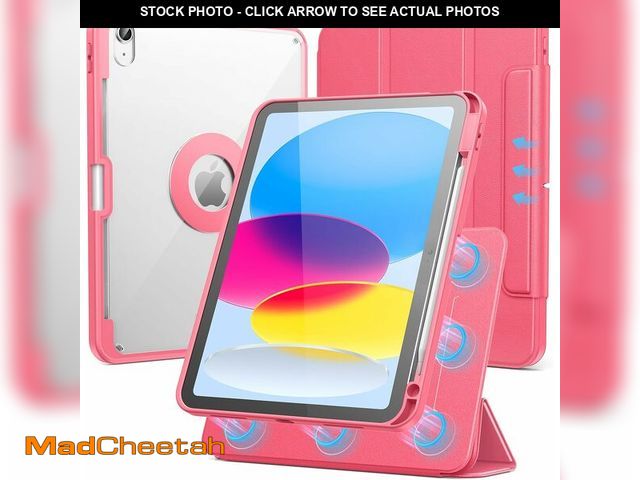 Lot 74-12459385 - SPARIN Case for iPad A16 11th/10th Generation 2025/2022 (11"/10.9") with Pencil Holder, Magnetic Det...