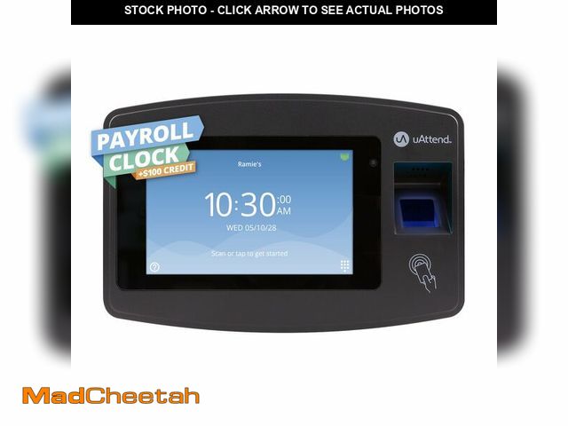Lot 74-13575700 - uAttend JP2000 Payroll Time Clock Ã¢â¬â Cloud Payroll Engine with Biometric &amp; RFID, Time &amp...