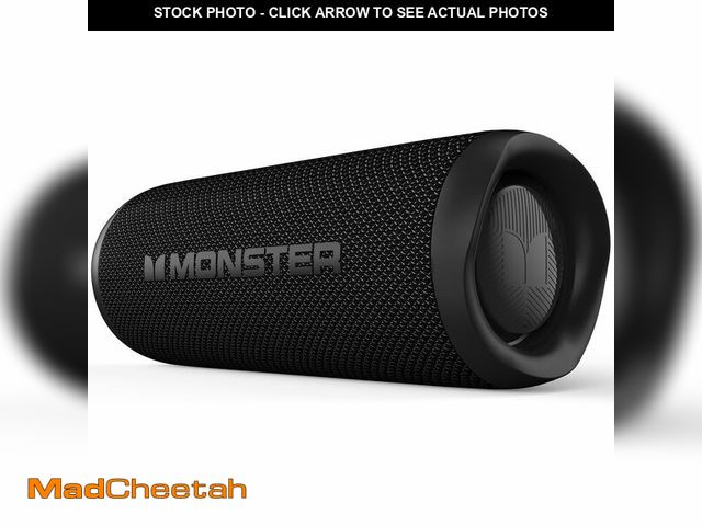Lot 74-13627913 - Monster Bluetooth Speaker, Wireless Portable Outdoor Bluetooth Speakers, 60W True Wireless Stereo IP...