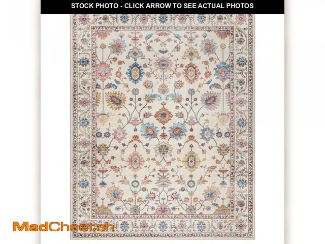Lot 74-12538543 - Gertmenian Indoor Boho Area Rug - 9x13 Extra Large, Non Slip, Super Strong, Ideal for High Traffic A...