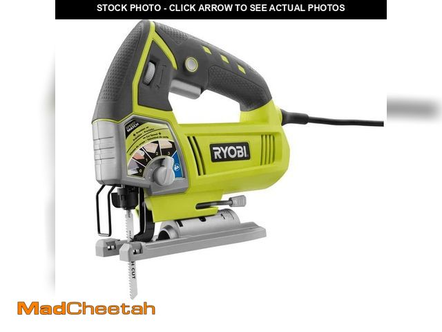Lot 74-14182540 - RYOBI 4.8 Amp Corded Variable Speed Orbital Jig Saw - UNUSED