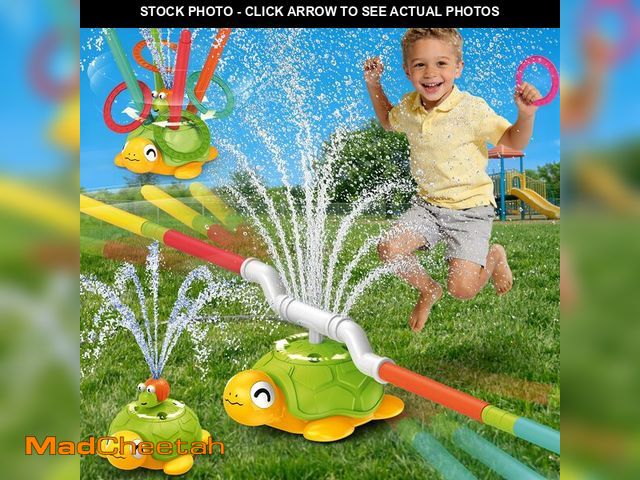 Lot 74-14432114 - Sprinkler for Kids Water Toys: 3-in-1 Turtle Sprinkler Toys - UNUSED