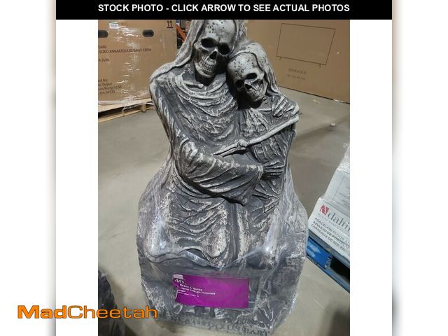 Lot 74-12772291 - Home Accents Holiday 40 in Eternal Embrace Tombstone - UNUSED