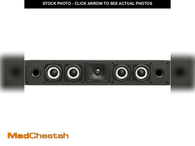 Lot 74-14591389 - (MISSING POWER CORD) Polk Monitor XT35 Slim Center Channel Speaker - Hi-Res Audio Certified, Dolby A...