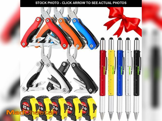 Lot 74-14263315 - 15 Pack Father's Day Church Gifts Bulk Mini Multitool Keychain for Men 10-in-1 Stainless Steel Foldi...