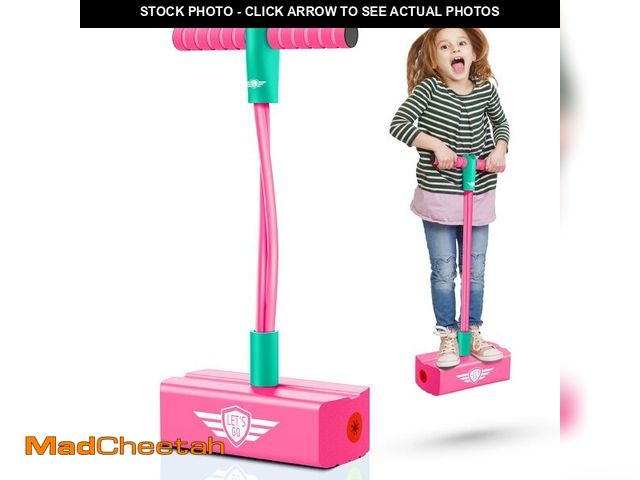 Lot 74-12699757 - CUUGO LET'S GO! CG Pogo Stick Toys for 3-12 Year Old Girls, Foam Pogo Jumper Toys for Age 3-12 Years...