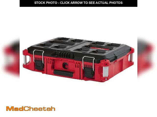 Lot 74-14393281 - PACKOUT 22 in. Medium Red Tool Box with 75 lbs. Weight Capacity - USED