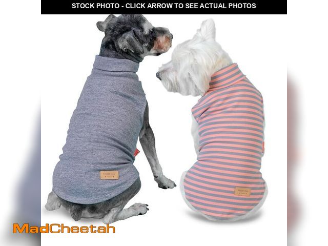 Lot 74-13571186 - KYEESE 2Pack Dog Sweater Warm Pets Clothes Stretchy Pet Sweatshirt Pullover Small Pets Sweaters Soft...