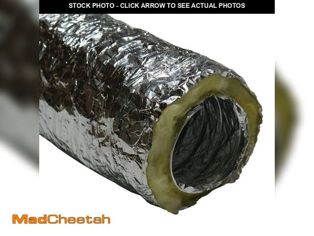 Lot 74-14275532 - Rubber-Cal HVAC 6 in. x 25 ft. Insulated-Flex Ducting Ventilation Duct Hose - UNUSED