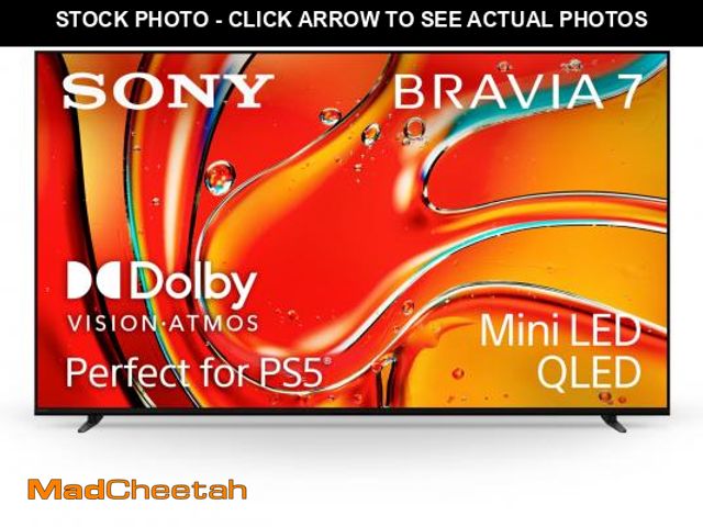 Lot 74-12267859 - Sony 65-Inch Mini LED QLED 4K Ultra HD TV BRAVIA 7 Smart Google TV with Dolby Vision HDR, Exclusive ...