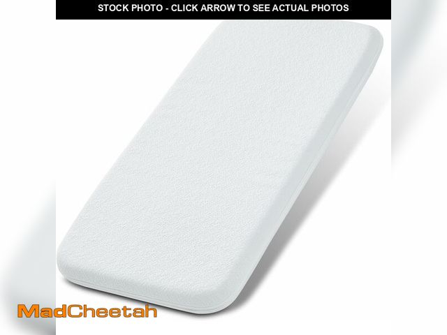 Lot 74-13564180 - NeoBorn Baby Bassinet Mattress Pad, 35" x 20" Dual Sided Comfort Gel Memory Foam Mattress with Remov...