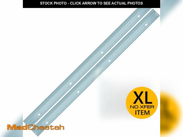 Lot 74-12692814 - LAJIAOZ Garage Door Vertical Track for 3Ã¢â¬Â Rollers, Heavy-Duty Galvanized Steel Rails Ã¢â¬â ...