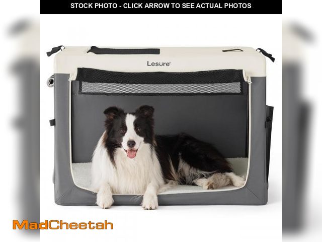 Lot 74-12164822 - Lesure Collapsible Travel Dog Crate for Small Dogs, Portable Soft Dog Crate for Outdoor &amp; Indoor...