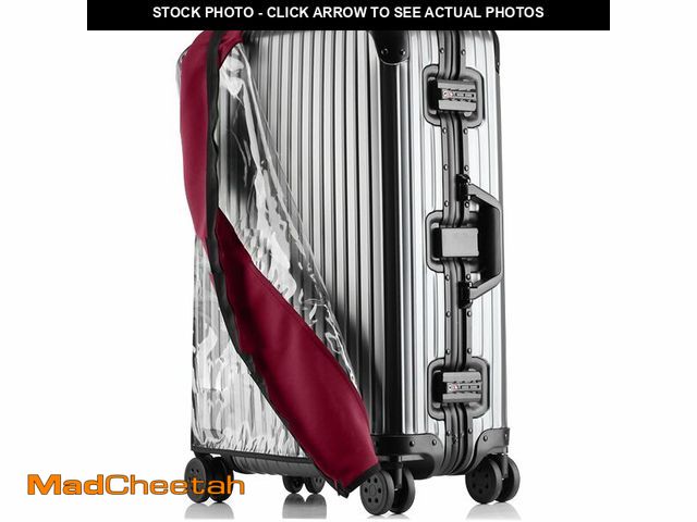 Lot 74-12714192 - Linpr Transparent PVC Suitcase Cover, No Disassembly Required Clear Luggage Cover, Waterproof Travel...