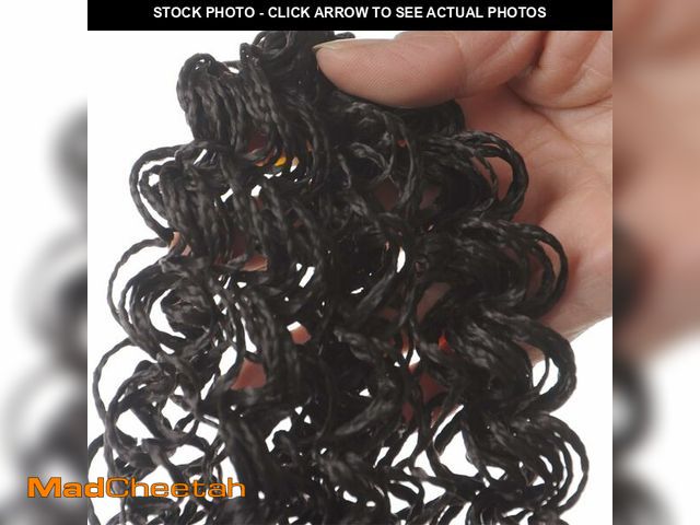 Lot 74-14258989 - Mayloss 8Packs Long Wavy Thin ZiZi Box Braids Crochet Twisted Hair 28inch Curly Micro ZIZI Box Braid...