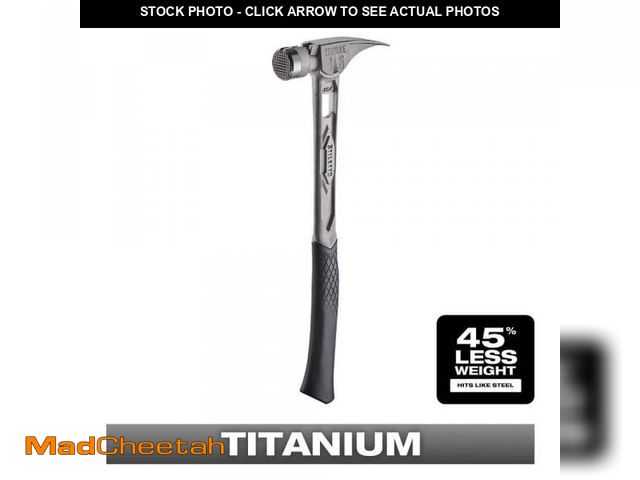 Lot 74-12517540 - Stiletto 15 oz. TiBone Milled Face with Curved Handle - UNUSED