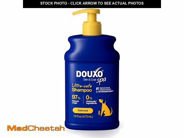 Lot 74-14208015 - DOUXO SPA Oatmeal Dog Shampoo, 16 fl oz, Moisturizes the Skin, Leaves the Coat Soft and Radiant, Ult...