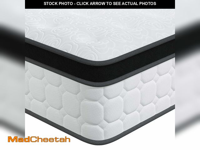 Lot 74-12800844 - Tvdfgts 12 inch Queen Mattress, Cooling Gel Memory Foam Mattress in a Box, Individual Pocket Spring ...