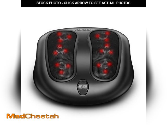 Lot 74-12439997 - Nekteck Foot Massager with Heat, Shiatsu Heated Electric Kneading Foot Massager Machine for Neuropat...