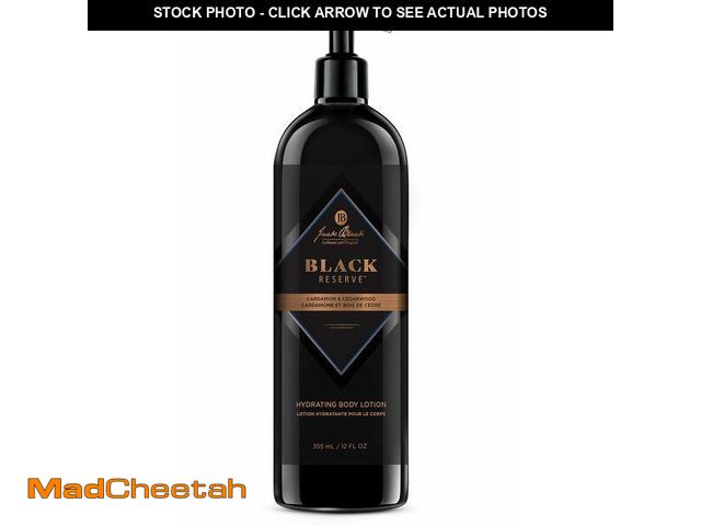 Lot 74-14060729 - Jack Black - Black Reserve Hydrating Body Lotion With Cardamom &amp; Cedarwood, 12 oz. - UNUSED