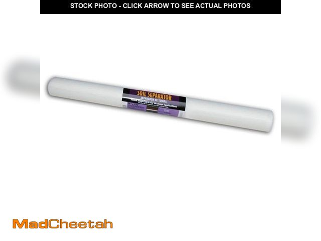 Lot 74-12869674 - Soil Separator 36 in. x 150 ft. Trench Wrap - UNUSED