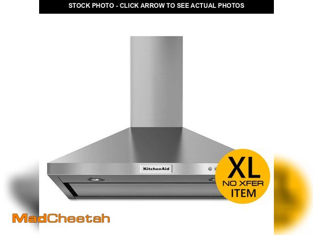 Lot 74-13739473 - KitchenAid 30 in. Convertible Wall Mount Range Hood in Stainless Steel - UNUSED