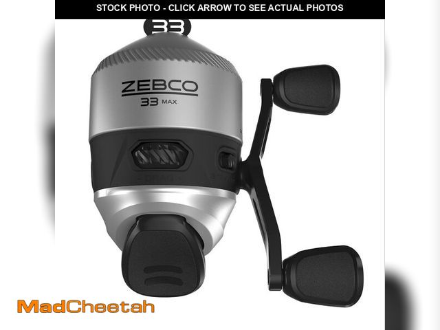 Lot 74-13632366 - Zebco 33 MAX Spincast Fishing Reel, Size 60 Reel, Right or Left-Hand Retrieve, 20-Pound Zebco Cajun ...