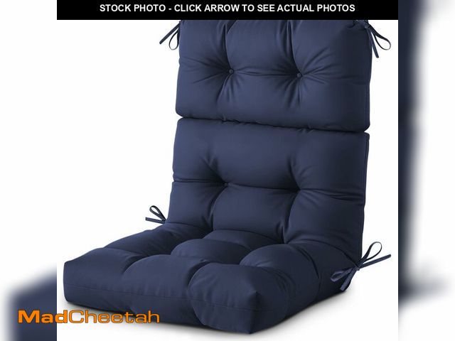 Lot 74-12699789 - DANGHOOGY Outdoor/Indoor High Back Chair Cushion, Waterproof Outdoor Rocking Chair Cushion with Ties...