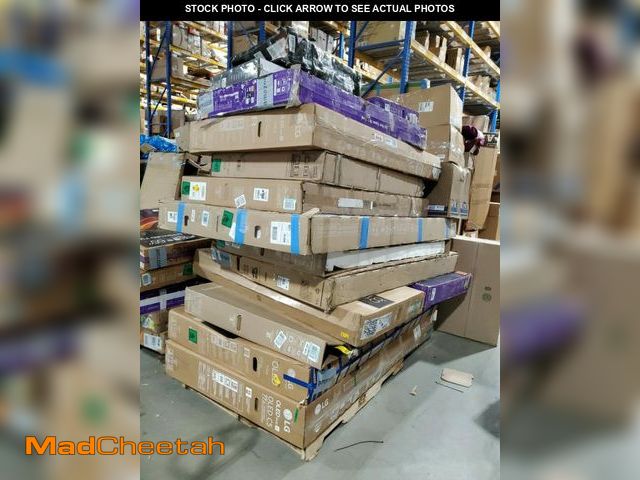 Lot 74-12159155 - 1 Pallet of 19 Damaged / Cracked TVs TS 79416 - MUST BE PICKED UP IN 7 DAYS !!!! - UNUSED