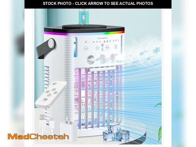 Lot 74-12451057 - Battery Powered Air Conditioner 6000mAh,Rechargeable Small Air Conditioner for Room,Personal Air Coo...