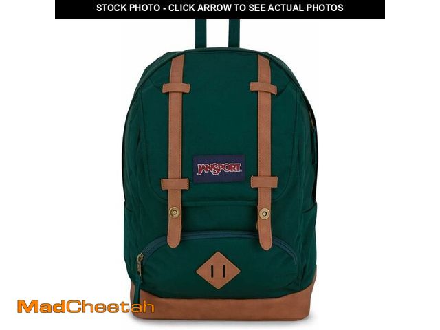 Lot 74-12633126 - JanSport Cortlandt Laptop Backpack, Deep Juniper, 15" Laptop Sleeve-Synthetic Leather Shoulder Compu...