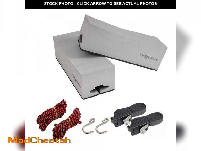 Lot 74-12444475 - WOOWAVE Kayak Carrier Deluxe Carrier Kit Universal Soft Standard Foam Block for Roof Racks Car-Top R...