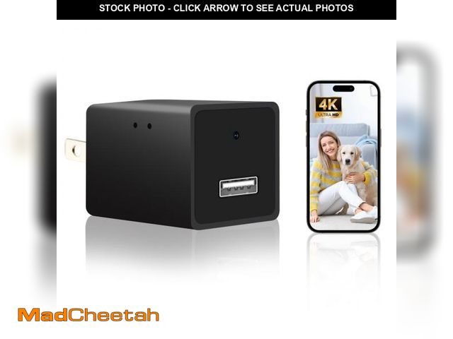 Lot 74-12306666 - FOCODECKING Hidden Camera,Mobile app Control,Indoor Home Security,for Pets Nanny,Motion Detection,Wi...