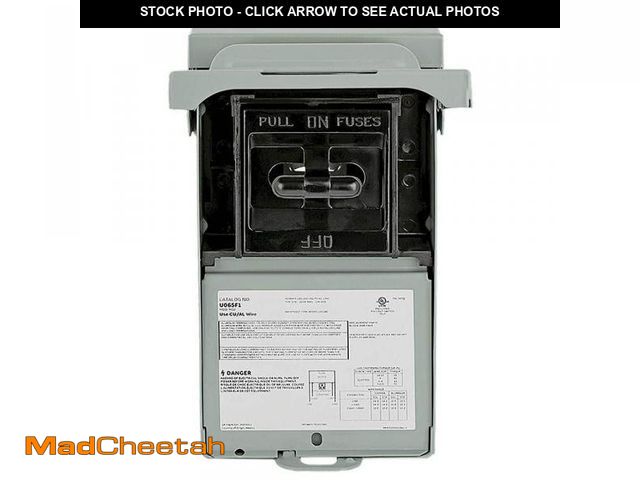 Lot 74-12519825 - GE 60A Pullout Disconnect - UNUSED