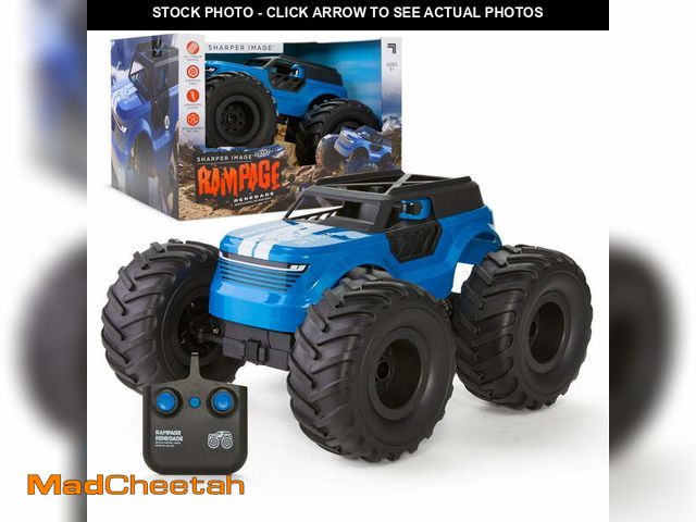 Lot 74-12556231 - Sharper Image Rampage Renegade Remote Control Off-Road Truck, All-Terrain Driving with Full-Control ...