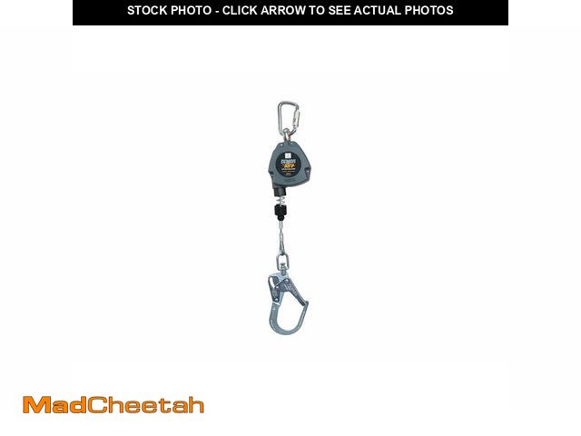 Lot 74-12432400 - AFP Demon 11 FT Single Leg Self-Retracting Lifeline Cable Retractable | Steel Locking Pelican Rebar ...
