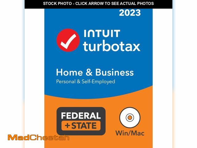 Lot 74-12707980 - [] TurboTax Home &amp; Business 2023, Federal &amp; State Tax Return [PC/Mac Disc] - UNUSED