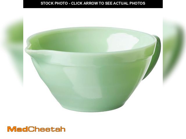 Lot 74-12604070 - Jadeite Glass CollectionÃ¢âÂ¢ 1.25 Quart Mixing Bowl w/ Handle - UNUSED