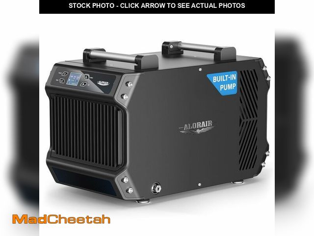 Lot 74-13577253 - ALORAIR Crawlspace Dehumidifiers with Pump, 180 Pint Commercial Dehumidifier for Basements with Drai...