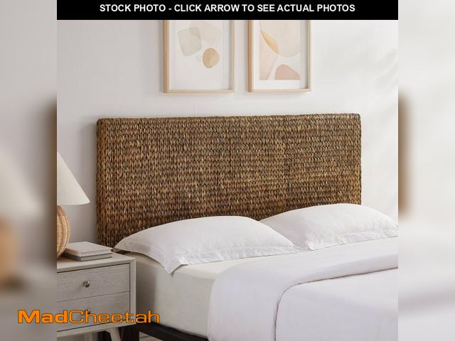 Lot 74-12406739 - Edgewater Seagrass King Headboard - UNUSED