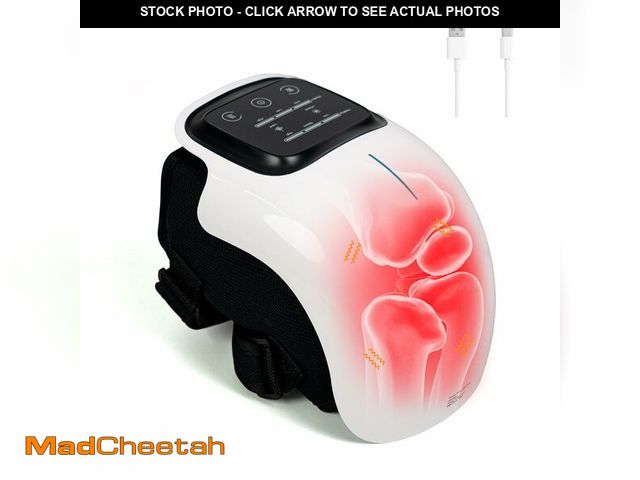 Lot 74-14045865 - brenzo 2026 NEW 3-in-1 Cordless Knee Massager with Heat, Red Light Therapy &amp; 3 Vibration Modes, ...