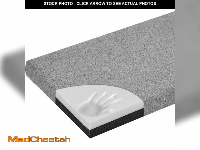 Lot 74-12323773 - baibu 36 Inch Bench Cushion, Dual-Layer Design Memory Foam Indoor Outdoor Rectangle Bench Seat Cushi...